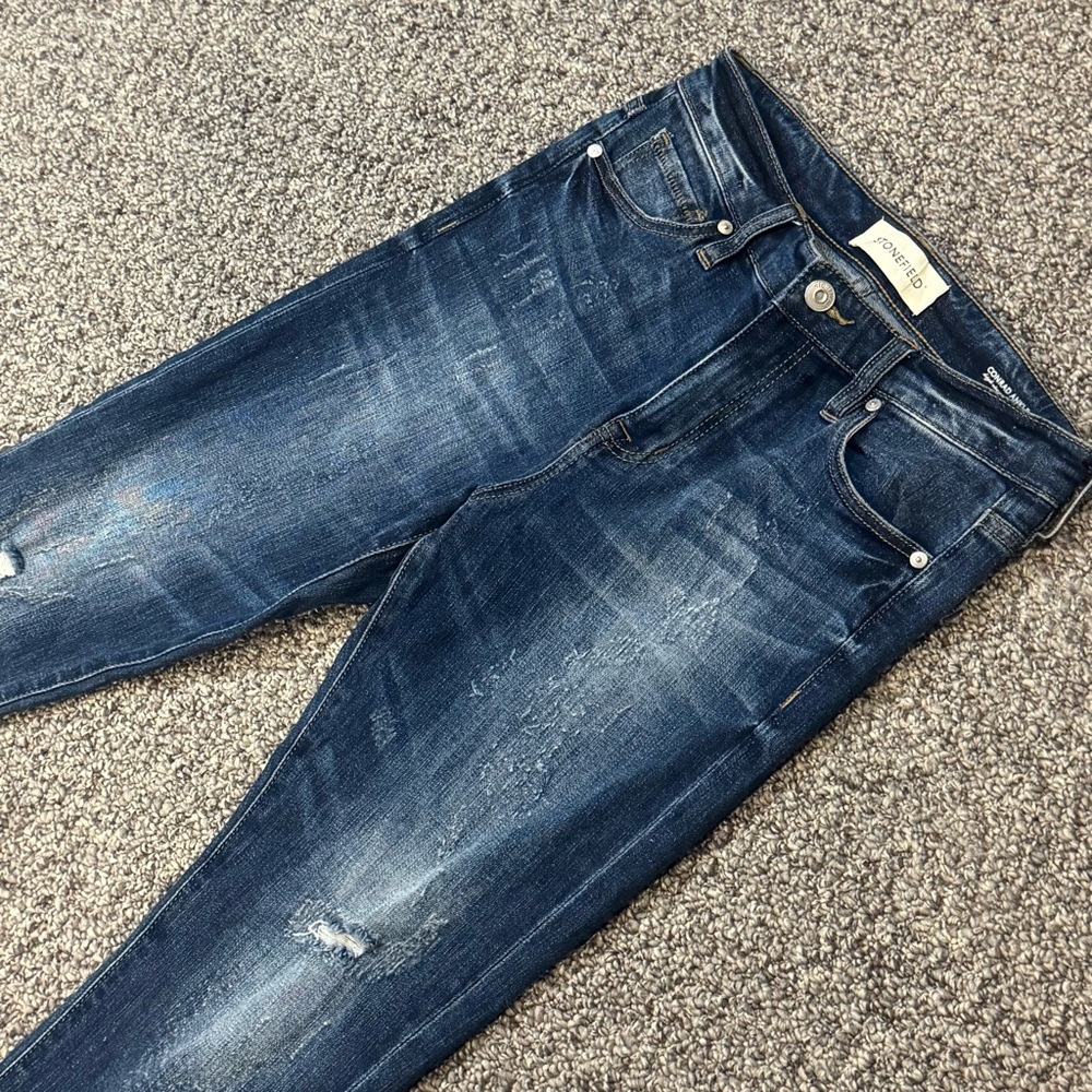 Stylish High Rise Blue Jeans for Women - Picture 3 of 8